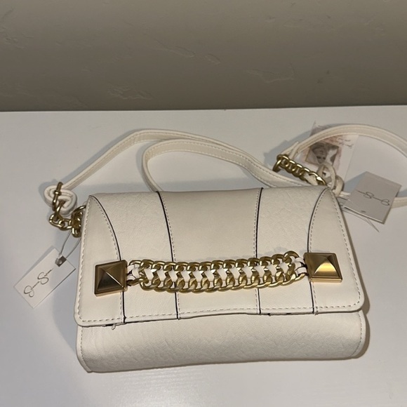 Jessica Simpson Adalee Crossbody Antique White NWT - Picture 2 of 7